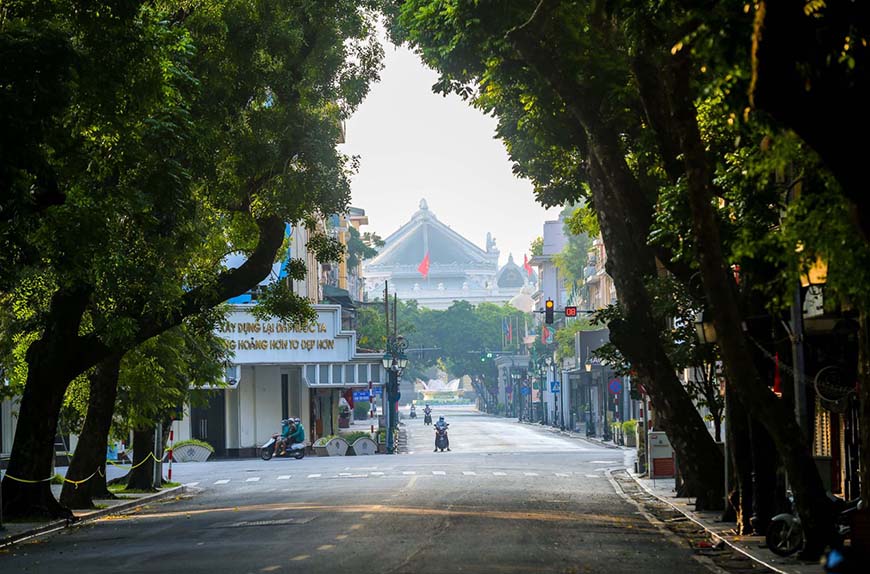 Un coin de Hanoi - Lac Hoan Kiem