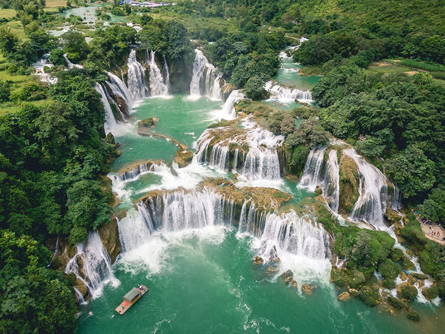 La cascade de Ban Gioc