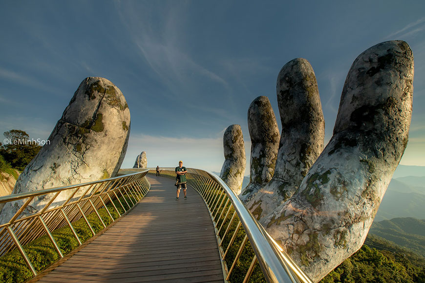 Golden Bridge at Ba Na Hills