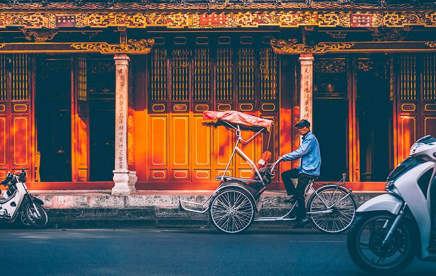 Cyclo in Hanoi