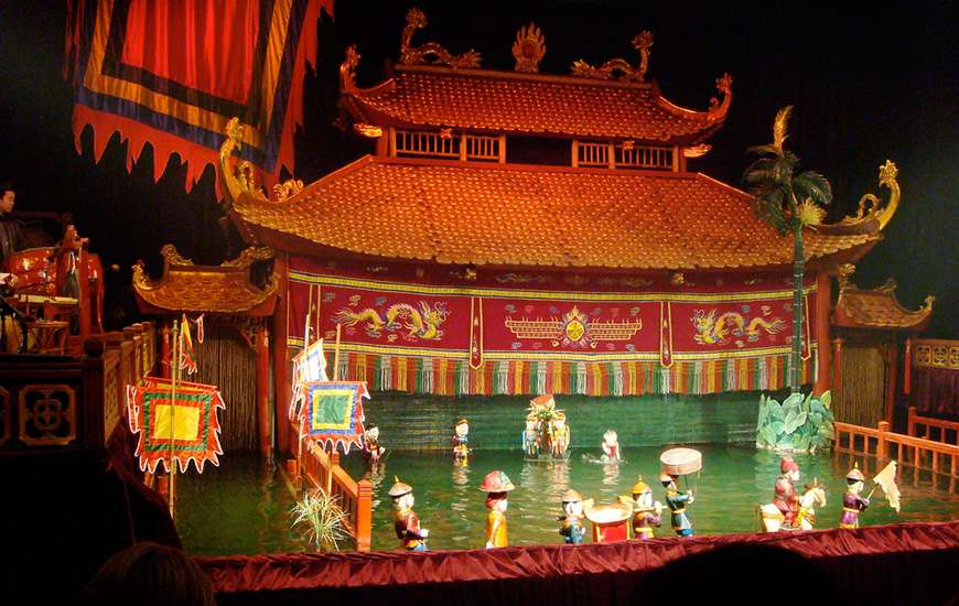 Water puppetry is Vietnam