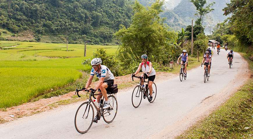 Cycling in Vietnam