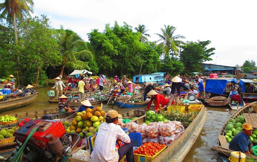 Mekong Delta in Vietnam