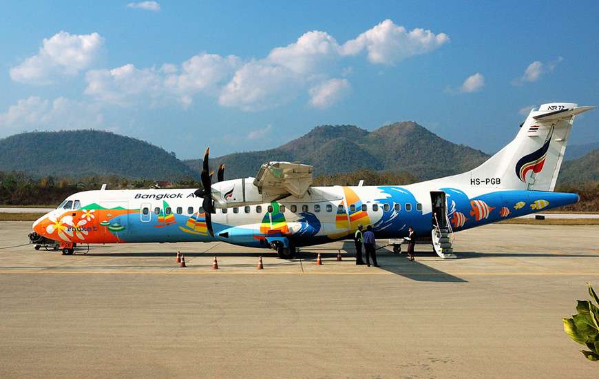 Plane in Laos