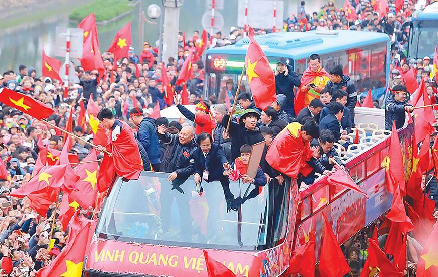 Les vietnamien adorent le foot