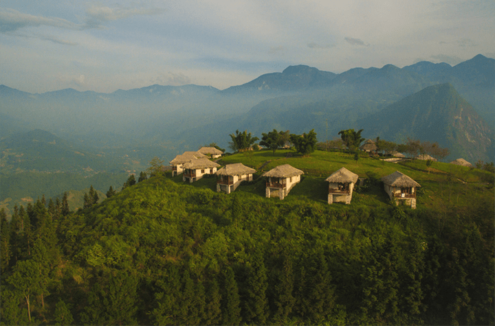 Topas Ecolodge à Su Pan. Sapa