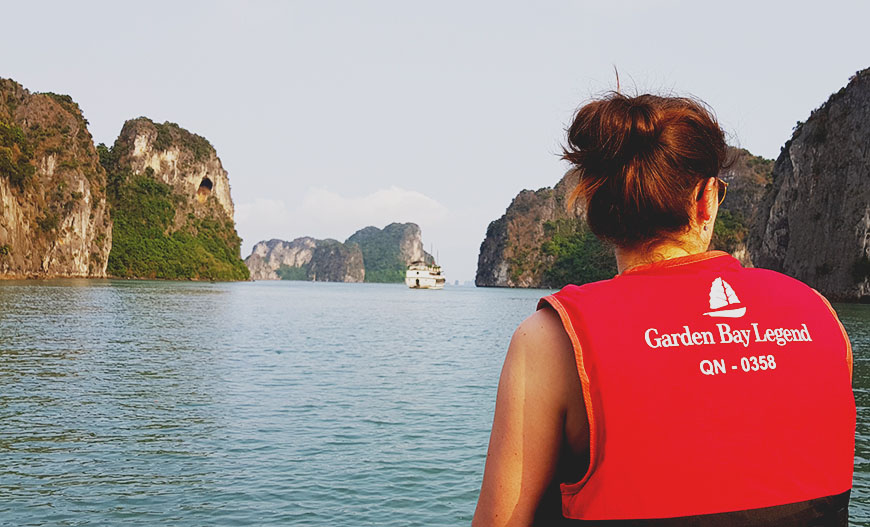 A true experience in Bai Tu Long Bay on an original Cruise.