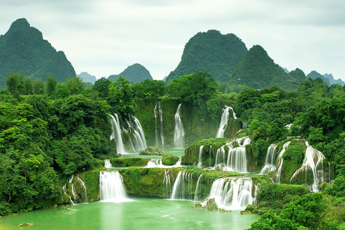  Ban Gioc waterfall, Trung Khanh. Cao Bang