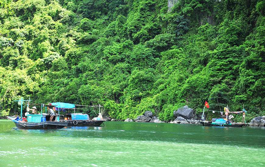 Cat Ba fishing village