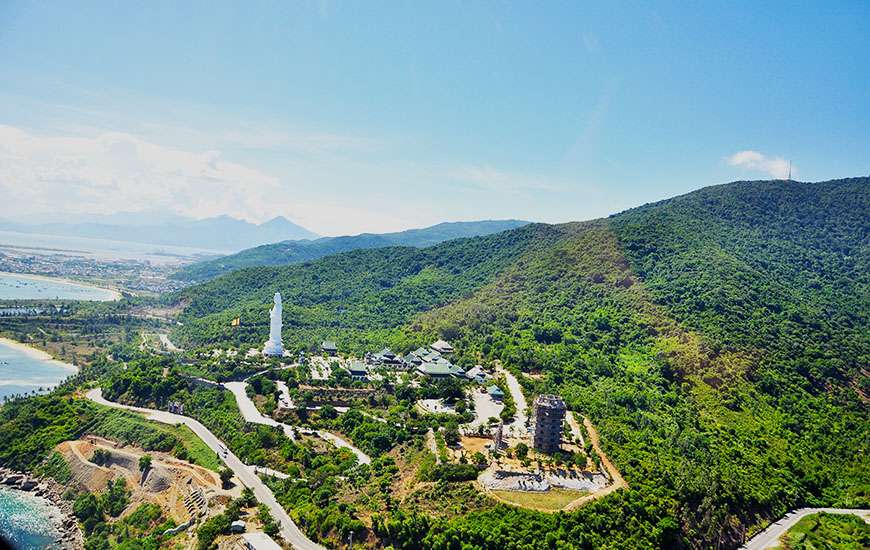  Linh Ung Pagoda, another view from helicopter