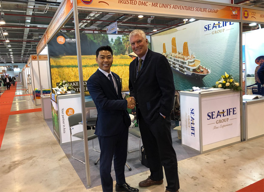 Trusted DMC - Mr Linh's Adventures au salon ATF et TRAVEX 2020 au Brunei