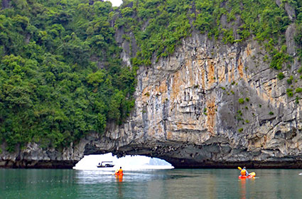 Beach and kayaking