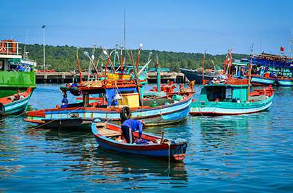 Seascape of Phu Quoc island