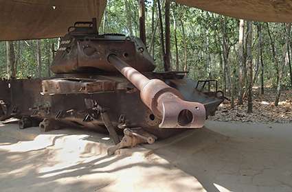 Cu Chi Tunnels tank