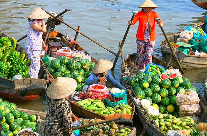 Cai Rang Floating Market