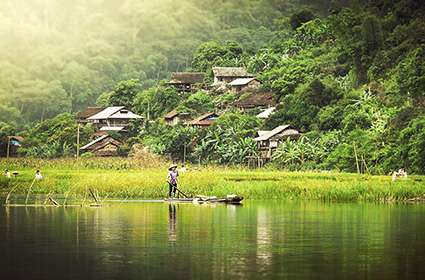 Motorbike tour to Ba Be lake 4 days 3 nights