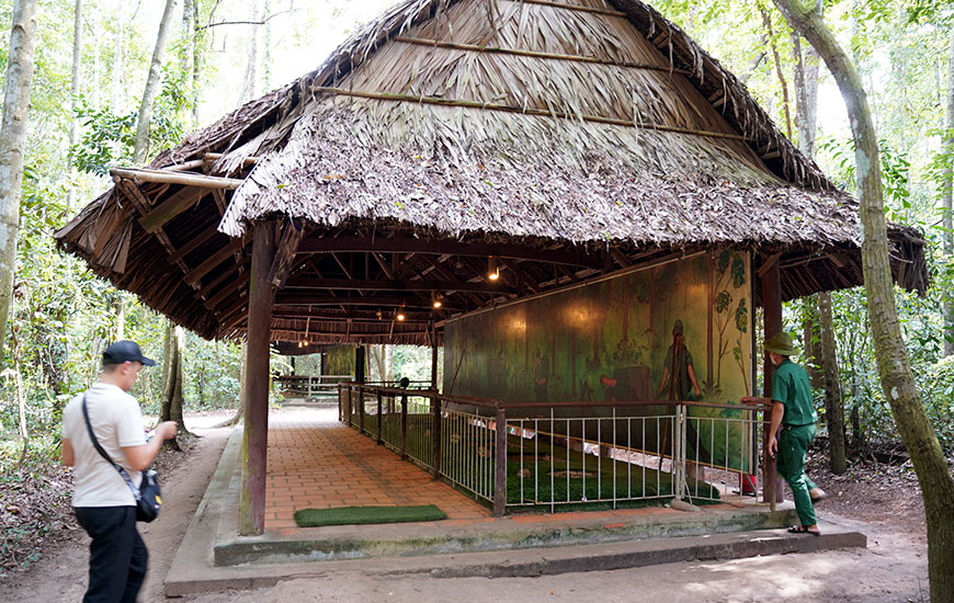 Cu Chi tunnel system, Sai Gon Vietnam