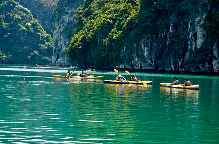 Kayaking In Lan Ha Bay